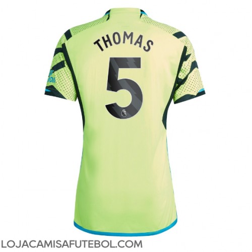 Camisa de Futebol Arsenal Thomas Partey #5 Equipamento Secundário 2023-24 Manga Curta